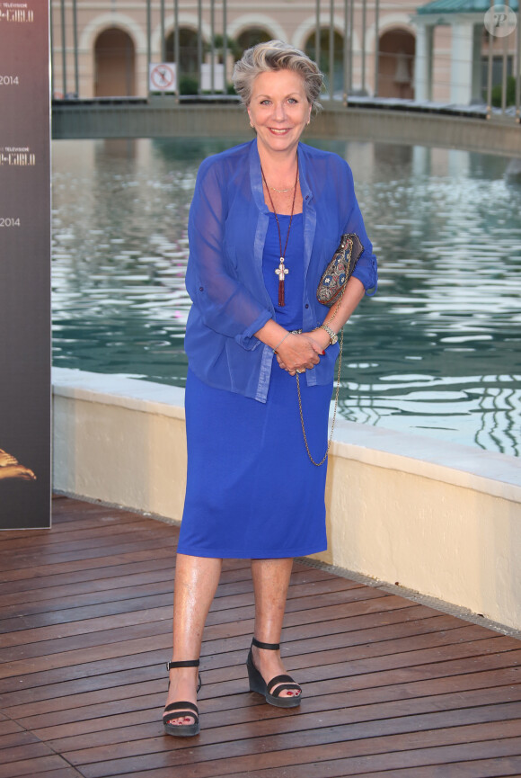 Françoise Laborde - Soirée au Monte-Carlo Bay lors du 54ème Festival de Télévision de Monte-Carlo, le 8 juin 2014.