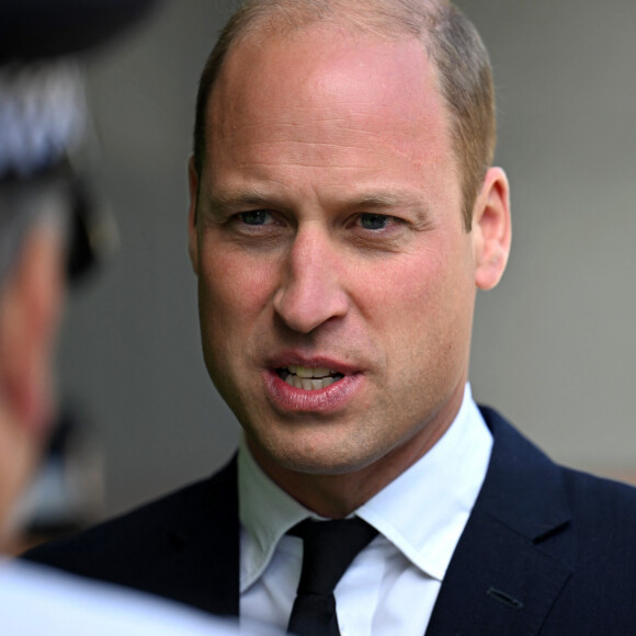 Le prince William, prince de Galles, visite la salle des opérations spéciales du Metropolitan Police Service (SOR) Lambeth HQ, dans le sud de Londres, Royaume Uni, le 17 septembre 2022. 