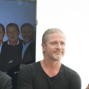 Emmanuel Petit - Conférence de presse de la rentrée de la station de radio RMC à la maison de l'Alsace sur les Champs-Elysées à Paris le 31 aout 2017. 