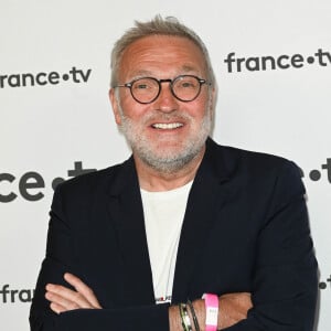 Laurent Ruquier au photocall pour la conférence de presse de rentrée de France TV à la Grande Halle de la Villette à Paris, France, le 6 juillet 2022. © Coadic Guirec/Bestimage