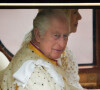 Le roi Charles III d'Angleterre et Camilla Parker Bowles, reine consort d'Angleterre, quittent le palais de Buckingham palace en carrosse Diamond Jubilee State Coach pour l'abbaye de Westminster de Londres, Royaume Uni, avant leur cérémonie de couronnement, le 6 mai 2023.