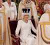 Les invités à la cérémonie de couronnement du roi d'Angleterre à l'abbaye de Westminster de Londres Camilla Parker Bowles, reine consort d'Angleterre - Les invités à la cérémonie de couronnement du roi d'Angleterre à l'abbaye de Westminster de Londres, Royaume Uni, le 6 mai 2023.