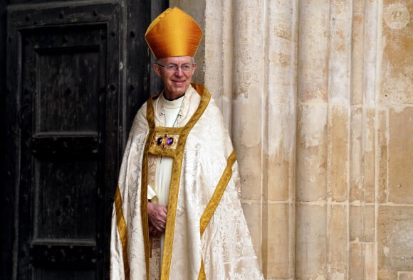 Les invités arrivent à la cérémonie de couronnement du roi d'Angleterre à l'abbaye de Westminster de Londres L'archevêque de Cantorbéry Justin Welby - Les invités à la cérémonie de couronnement du roi d'Angleterre à l'abbaye de Westminster de Londres, Royaume Uni, le 6 mai 2023.