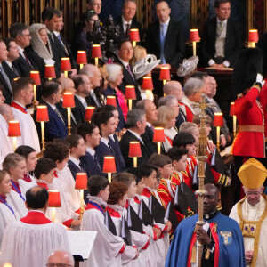 Les invités à la cérémonie de couronnement du roi d'Angleterre à l'abbaye de Westminster de Londres L'archevêque de Cantorbéry Justin Welby - Les invités à la cérémonie de couronnement du roi d'Angleterre à l'abbaye de Westminster de Londres, Royaume Uni, le 6 mai 2023.
