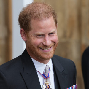 Certains pensaient voir un prince Harry stressé et tendu au couronnement du roi Charles III.
Les invités à la cérémonie de couronnement du roi d'Angleterre à l'abbaye de Westminster de Londres Le prince Harry, duc de Sussex - Les invités arrivent à la cérémonie de couronnement du roi d'Angleterre à l'abbaye de Westminster de Londres.