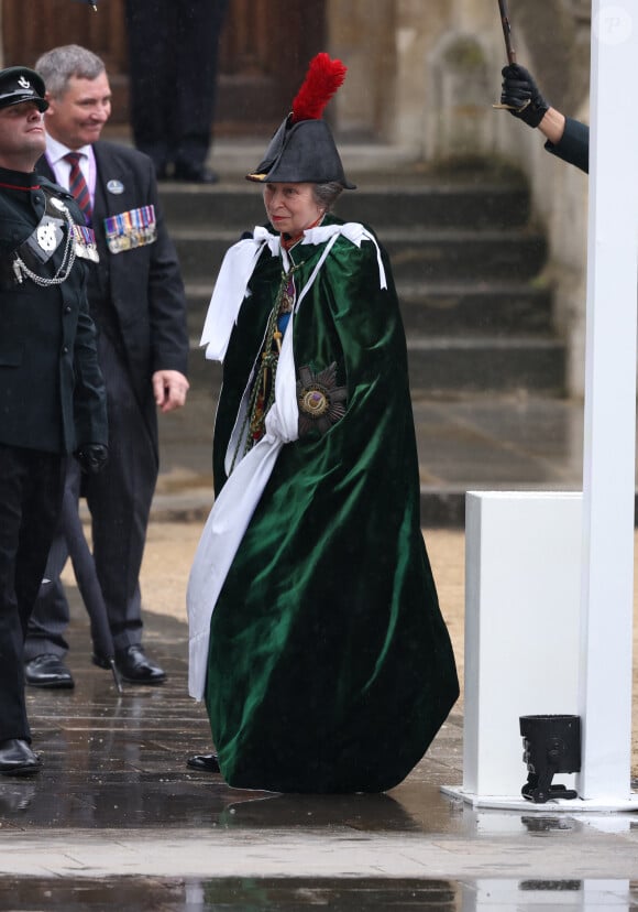 La princesse Anne lors de la cérémonie de couronnement du roi d'Angleterre à Londres, Royaume Uni, le 6 mai 2023.
