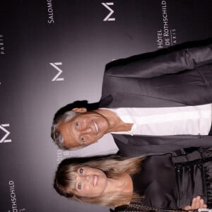 Exclusif - Nagui avec sa femme Mélanie Page - Moma Group fête son 10ème anniversaire à l'hôtel Salomon de Rothschild à Paris le 5 septembre 2022. Promoteur d'un art de vivre à la française, le PDG de Moma Group promet de créer 40 nouvelles adresses à travers le monde en faisant rayonner ses concepts emblématiques que sont Café Pérouse, Noto, Casa Amour et Mimosa. © Rachid Bellak/Bestimage