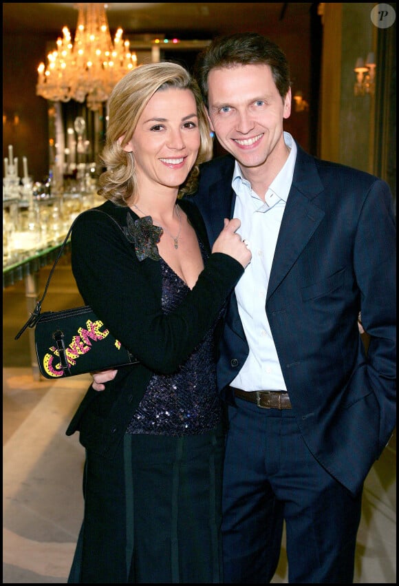LAURENCE FERRARI ET THOMAS HUGUES - SOIREE 'ONE & ONLY', AU MUSEE BACCARAT (16 EME). -- EXCLUSIF -- .  © Guillaume Gaffiot/ Bestimage 