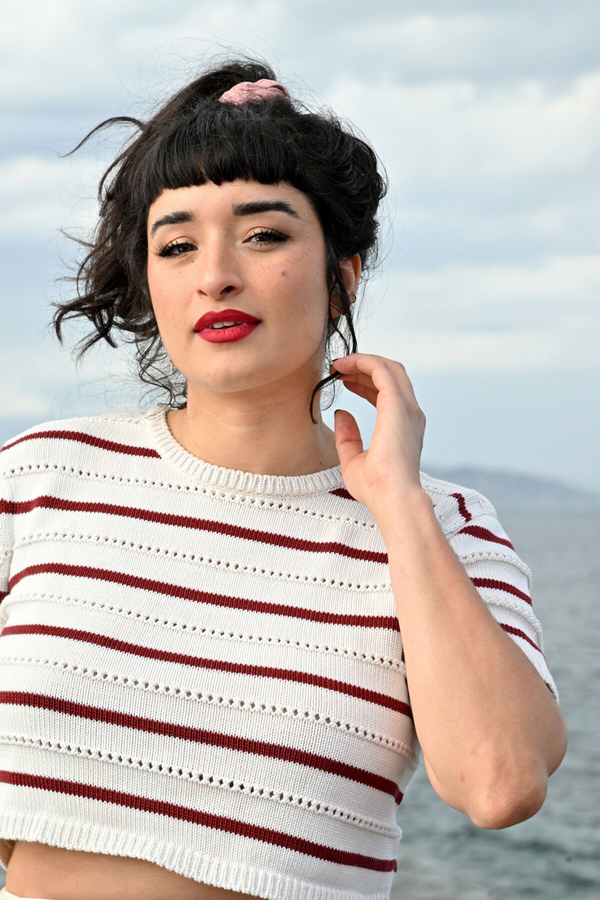 Photo : Shirine Boutella au défilé Etam Croisière 2023 à Saint-Tropez le 11  mai 2023. © Bruno Bebert / Bestimage - Purepeople