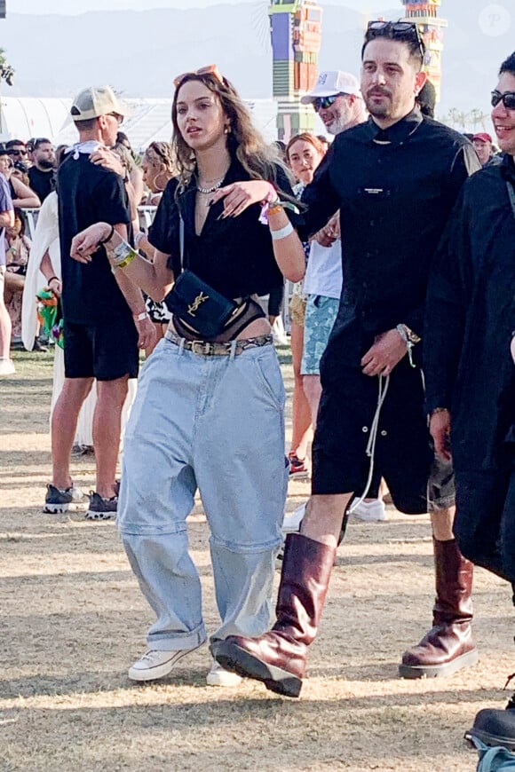 Installée aux États-Unis, Jenaye Noah est rapidement devenue un mannequin très demandé
 
Exclusif - Jenaye Noah et son compagnon G-Eazy font un passage au festival de Coachella à Indio le 23 avril 2023.