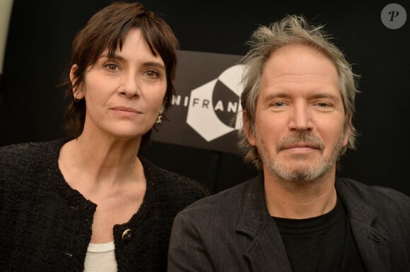 Exclusif - Géraldine Pailhas et son mari Christopher Thompson - Press Junket lors du festival d'Unifrance "My French Film festival 2021" à l'hôtel Rochechouart à Paris, le 13 janvier 2021.