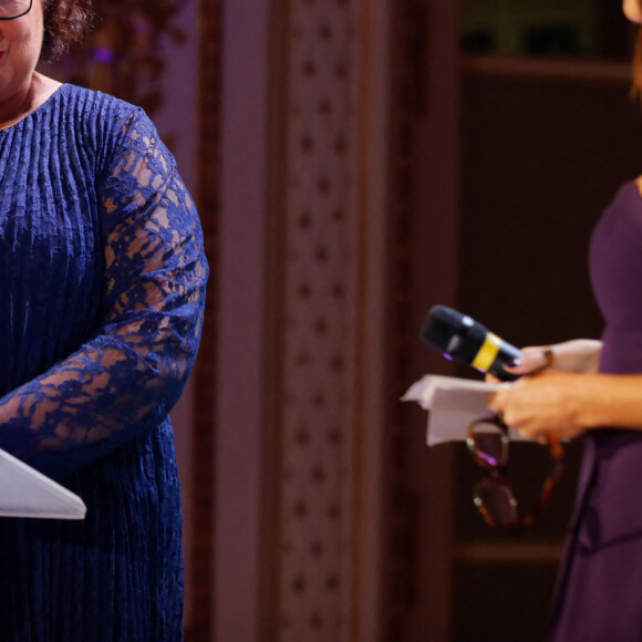 En 2019, elle accordait une interview exclusive à nos confrères de toutelatélé.
Exclusif - Natacha Espié (présidente de l'association "Europa Donna France"), Faustine Bollaert - Hotel Peninsula poursuit son engagement dans la lutte contre le cancer du sein à l'occasion de la campagne annuelle mondiale Octobre Rose avec la soirée de gala au profit de l'association "Europa Donna France". Paris, le 29 septembre 2022 © Christophe Clovis-Rachid Bellak / Bestimage