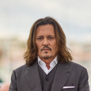 Johnny Depp au photocall de "Jeanne du Barry" lors du 76ème Festival International du Film de Cannes, le 17 mai 2023. © Dominique Jacovides/Cyril Moreau/Bestimage