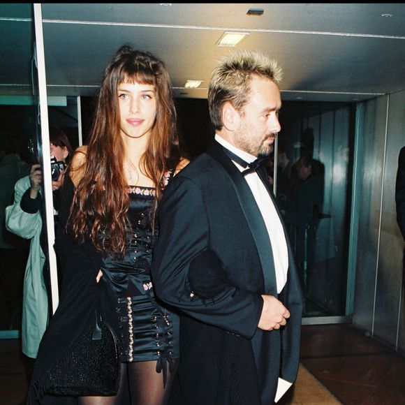 Archives - Maiwenn Le Besco et Luc besson lors de la soirée des César en 1995.
