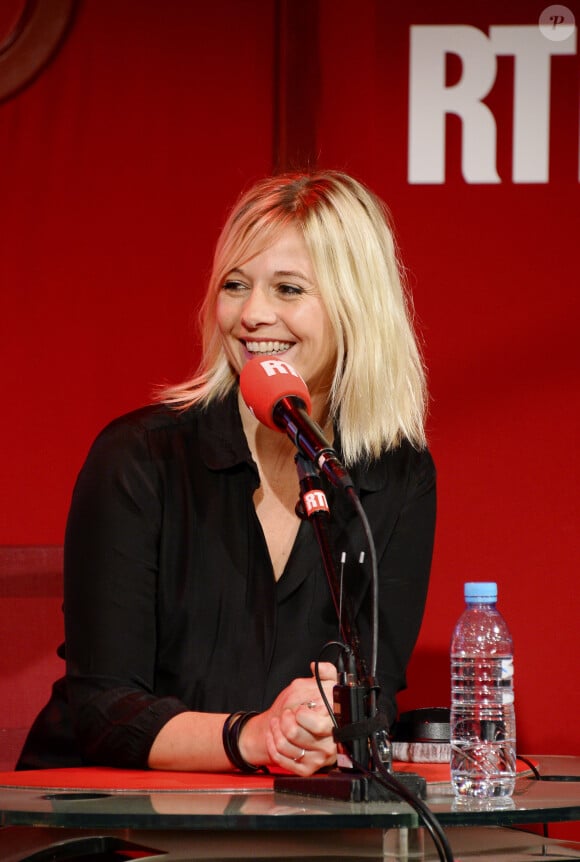 Flavie Flament - Conférence de rentrée de RTL à Paris. Le 4 septembre 2014