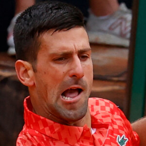 Novak Djokovic accède aux quarts de finale du Masters 1000 de Rome, Italie, le 16 mai 2023. © LPS/Zuma Press/Bestimage