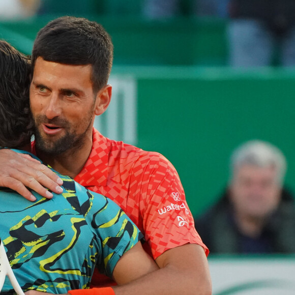 Lorenzo Musetti (Italie) - Novak Djokovic (Serbie) - Tournoi Rolex Monte Carlo Masters 2023 à Roquebrune-Cap-Martin le 13 avril 2023. Novak Djokovic ne s'est pas épanché sur sa défaite face à Lorenzo Musetti, jeudi à Monte-Carlo. Sorti en trois sets (4-6, 7-5, 6-4)