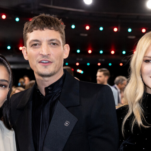 Leïla Bekhti, Niels Schneider et Virginie Efira - Arrivées à la 48ème cérémonie des César à l'Olympia à Paris le 24 février 2023. © Olivier Borde / Dominique Jacovides / Bestimage 