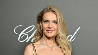 Natalia Vodianova incendiaire avec un décolleté très original face à Naomie Campbell et Léna Situations à la soirée Chopard