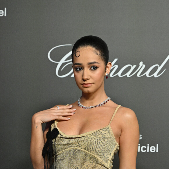 Léan Mahfouf (Léna Situations) au photocall de la soirée "Chopard Art Evening" à l'hôtel Martinez lors du 76ème Festival International du Film de Cannes, le 23 mai 2023. © Olivier Borde/Bestimage 