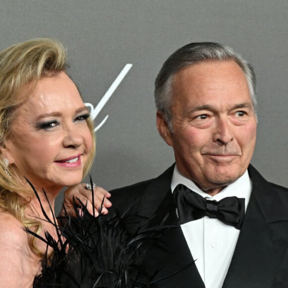 Caroline Scheufele, Karl-Friedrich Scheufele au photocall de la soirée "Chopard Art Evening" à l'hôtel Martinez lors du 76ème Festival International du Film de Cannes, le 23 mai 2023. © Olivier Borde/Bestimage 