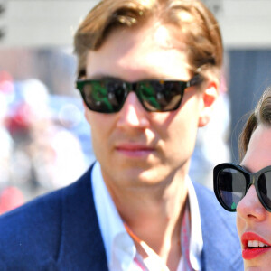 Charlotte Casiraghi - La famille princière de Monaco assiste aux séances d'essais qualificatives du 80ème Grand Prix de Monaco de Formule 1 à Monaco le 27 mai 2023. © Bruno Bebert/Bestimage 