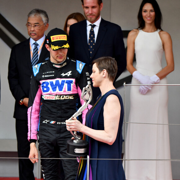 La princesse Charlène de Monaco - Remise de prix du 80ème Grand Prix de Monaco de Formule 1 à Monaco le 28 Mai 2023. 