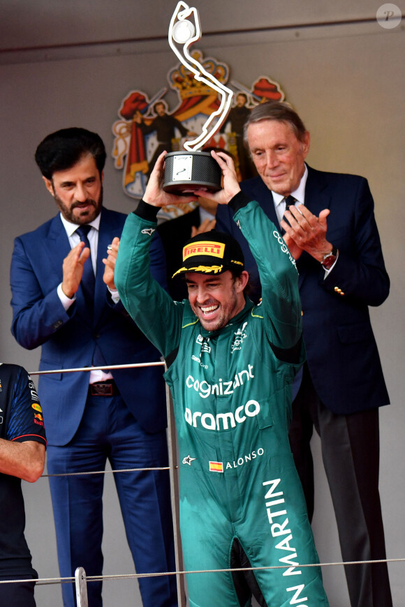 Fernando Alonso - Remise de prix du 80ème Grand Prix de Monaco de Formule 1 à Monaco le 28 Mai 2023. 