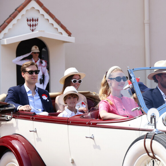 Toute la famille princière était présente avec elle.
Ben Sylvester Strautmann, Beatrice Boromeo, La princesse Alexandra de Hanovre et Pierre Casiraghi - "Le rocher en fête" la principauté de Monaco fête le centenaire du prince Rainier III à Monaco, le 31 mai 2023. © Jean-Charles Vinaj/Pool Monaco/Bestimage 