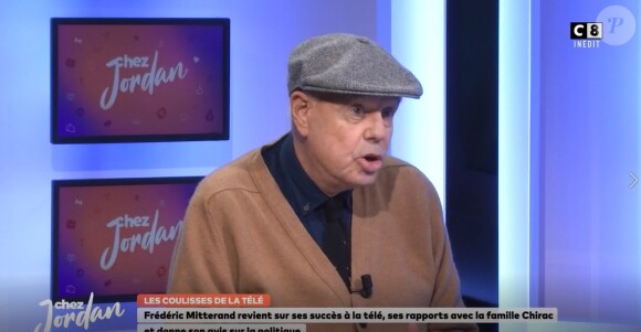 Frédéric Mitterrand dans l'émission "L'Instant De Luxe" sur C8.