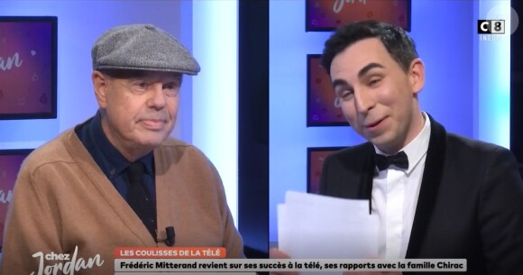Frédéric Mitterrand dans l'émission "L'Instant De Luxe" sur C8.