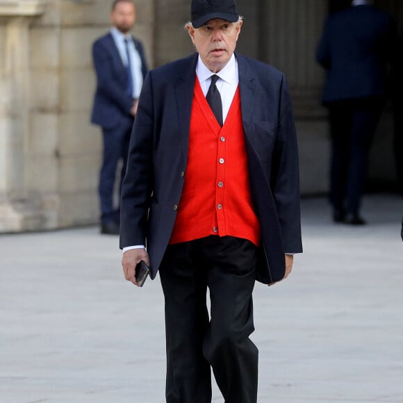 Frédéric Mitterrand - Cérémonie d'hommage national rendu à Monsieur Pierre Soulages dans la cour carrée du Louvre à Paris. Le 2 novembre 2022 © Dominique Jacovides / Bestimage