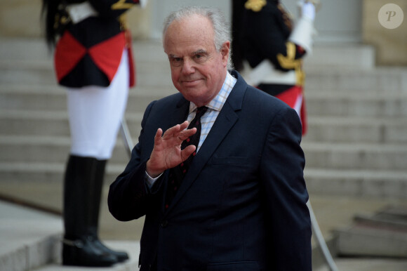 Frédéric Mitterrand - Arrivées au dîner d'Etat organisé pour la visite du président itlalien Sergio Mattarella au Palais de l'Elysée à Paris, le 5 juillet 2021.
