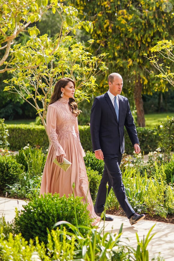 Kate Middleton et le prince William - Mariage du prince héritier Hussein de Jordanie et de sa fiancée Rajwa. Le 1er juin 2023. @ Balkis Press/ABACAPRESS.COM