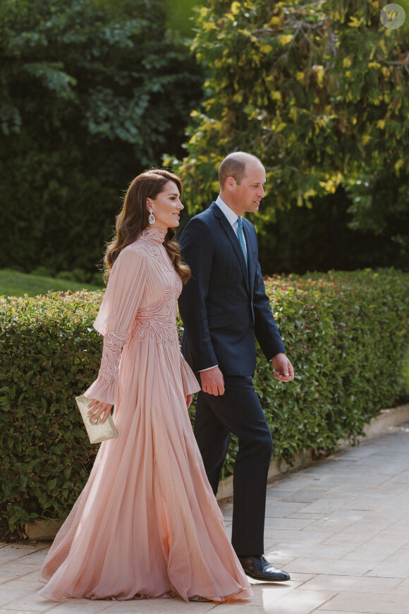 Déjà dans l'après-midi, elle avait été sublime pour la cérémonie.
Kate Middleton et le prince William - Mariage du prince héritier Hussein de Jordanie et de sa fiancée Rajwa. Le 1er juin 2023. @ Balkis Press/ABACAPRESS.COM