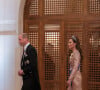 Elle avait choisi une superbe robe rose scintillante.
Kate Middleton et le prince William - Mariage du prince héritier Hussein de Jordanie et de sa fiancée Rajwa. Le 1er juin 2023. @ Balkis Press/ABACAPRESS.COM