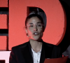 Justine Piluso s'apprête à accoucher très prochainement.
Justine Piluso sur la scène de TEDx Talks, le 16 décembre 2022.
© YouTube