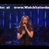 Jennifer Lopez interprète Pieces au Saturday Night Live, le 27 février 2010 !