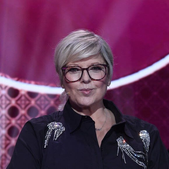 Laurence Boccolini dans l'émission "Les 30 duos Comiques Préférés des Français", le 12 février 2022 sur France 2.
© Giancarlo Gorassini / Bestimage