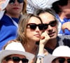 Sur Instagram, la comédienne a tenu à lui adresser un tendre message pour leur anniversaire de rencontre 
Laura Smet et son compagnon Raphaël dans les tribunes lors du tournoi de tennis de Roland Garros à Paris le 3 juin 2015.