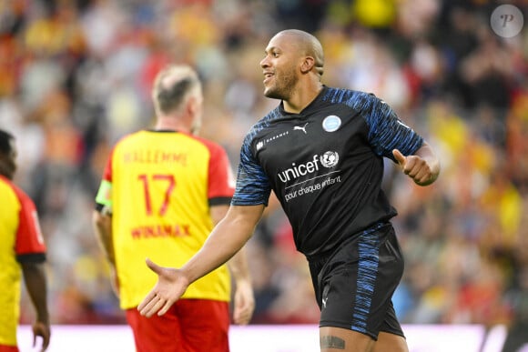 Ciryl Gane (UNICEF) - 3ème édition de la rencontre de football caritative "Match des héros" entre le "RC Lens Légendes" et "L'équipe Unicef" au stade Bollaert-Delelis à Lens le 6 juin 2023. Le tout dans le but de récolter des fonds pour l’Unicef et la fondation Racing Cœur de Lens. 