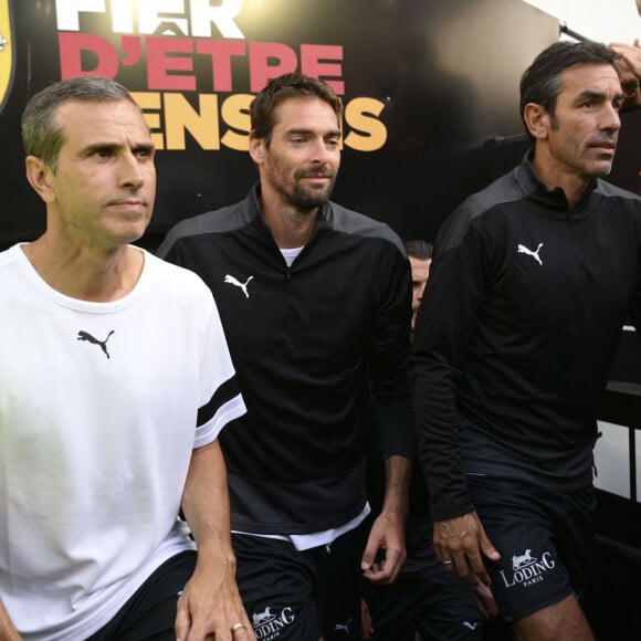 Robert Pirès et Camille Lacourt ont eux aussi participé à cette rencontre
 
Pedro Miguel Pauleta (UNICEF) / Camille Lacourt (UNICEF) / Robert Pires (UNICEF) - 3ème édition de la rencontre de football caritative "Match des héros" entre le "RC Lens Légendes" et "L'équipe Unicef" au stade Bollaert-Delelis à Lens le 6 juin 2023. Le tout dans le but de récolter des fonds pour l'Unicef et la fondation Racing Coeur de Lens.