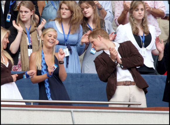 Chelsy Davy et le prince Harry - Concert for Diana, Stade Wembley, 1er juillet 2007
