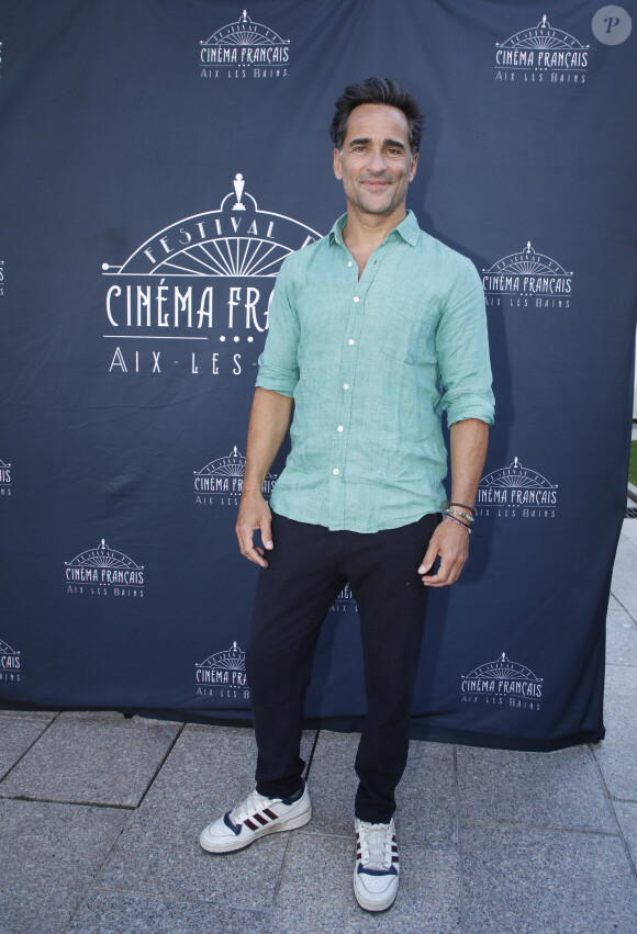 Exclusif - Florent Peyre - Personnalités lors de la 2ème édition du Festival du Cinéma Français et Gastronomie d'Aix-les-Bains. Le 7 juin 2023 © Denis Guignebourg / Bestimage 