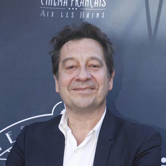 Exclusif - Laurent Gerra, parrain de la 2ème édition - Personnalités lors de la 2ème édition du Festival du Cinéma Français et Gastronomie d'Aix-les-Bains. Le 7 juin 2023 © Denis Guignebourg / Bestimage 