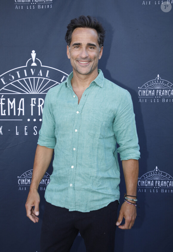 Exclusif - Florent Peyre - Personnalités lors de la 2ème édition du Festival du Cinéma Français et Gastronomie d'Aix-les-Bains. Le 7 juin 2023 © Denis Guignebourg / Bestimage 