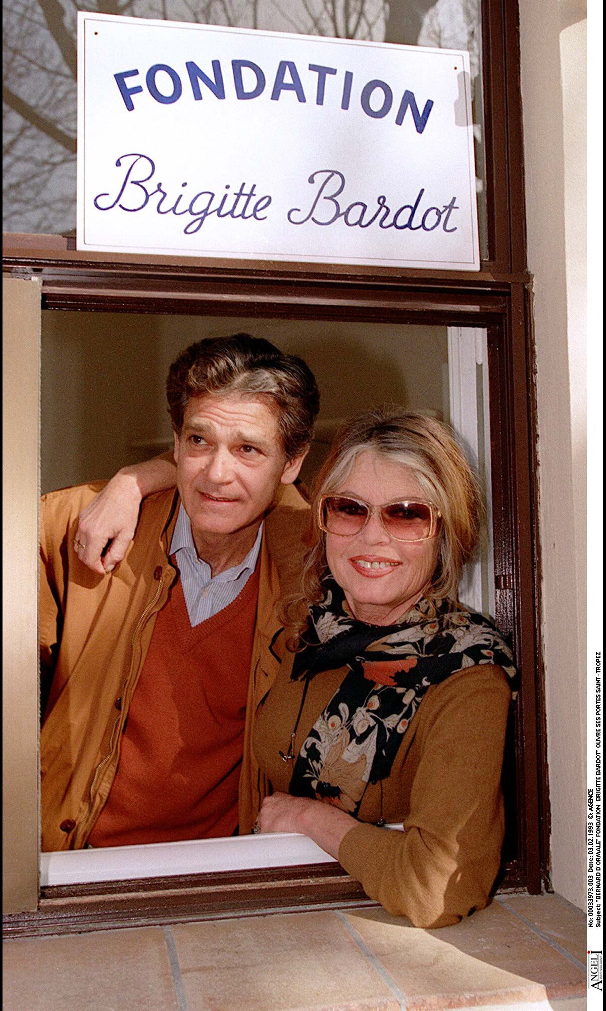 Photo : Archives - Bernard d'Ormale et Brigitte Bardot - La fondation