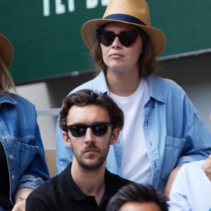 Marie-Ange Casta en tribunes lors des Internationaux de France de tennis de Roland Garros 2023, à Paris, France, le 8 juin 2023. © Jacovides-Moreau/Bestimage