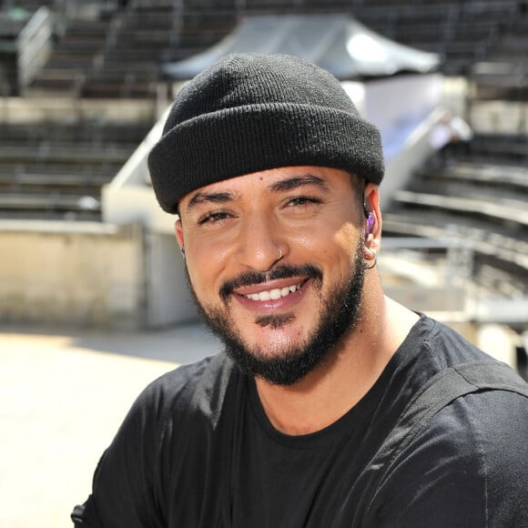 Exclusif - Slimane lors de l'enregistrement de l'émission "La Chanson de l'Année 2019" aux Arènes de Nîmes, le 16 mai 2019. L'émission sera diffusée sur TF1 le samedi 15 juin. © Guillaume Gaffiot/Bestimage 