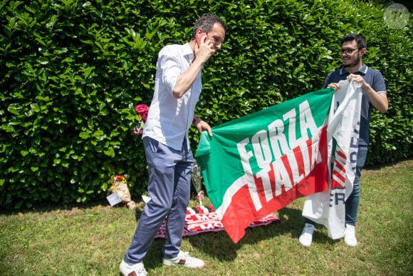 Hommage à Silvio Berlusconi en Italie, le 12 juin 2023. © LaPresse/Bestimage